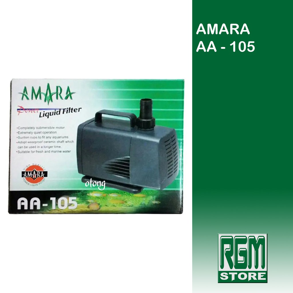 AMARA AA 105 aa105 mesin pompa air celup kolam hidroponik aquarium