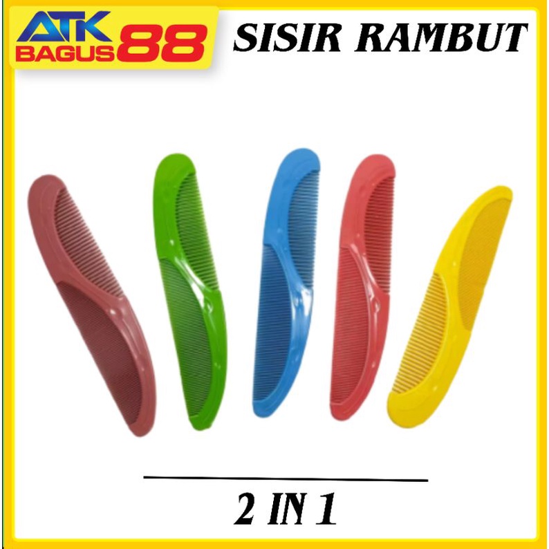 Sisir 2 in 1 Halus kasar Besco-1pcs