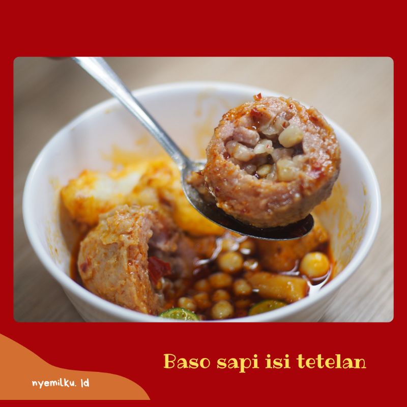 

Baso sapi isi tetelan isi banyak baso jando | nyemilku.id