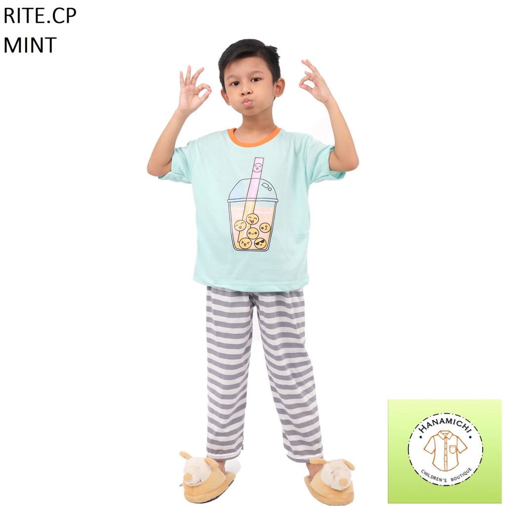 Hanamichi RITE.CP Baju Tidur Anak Lengan Pendek