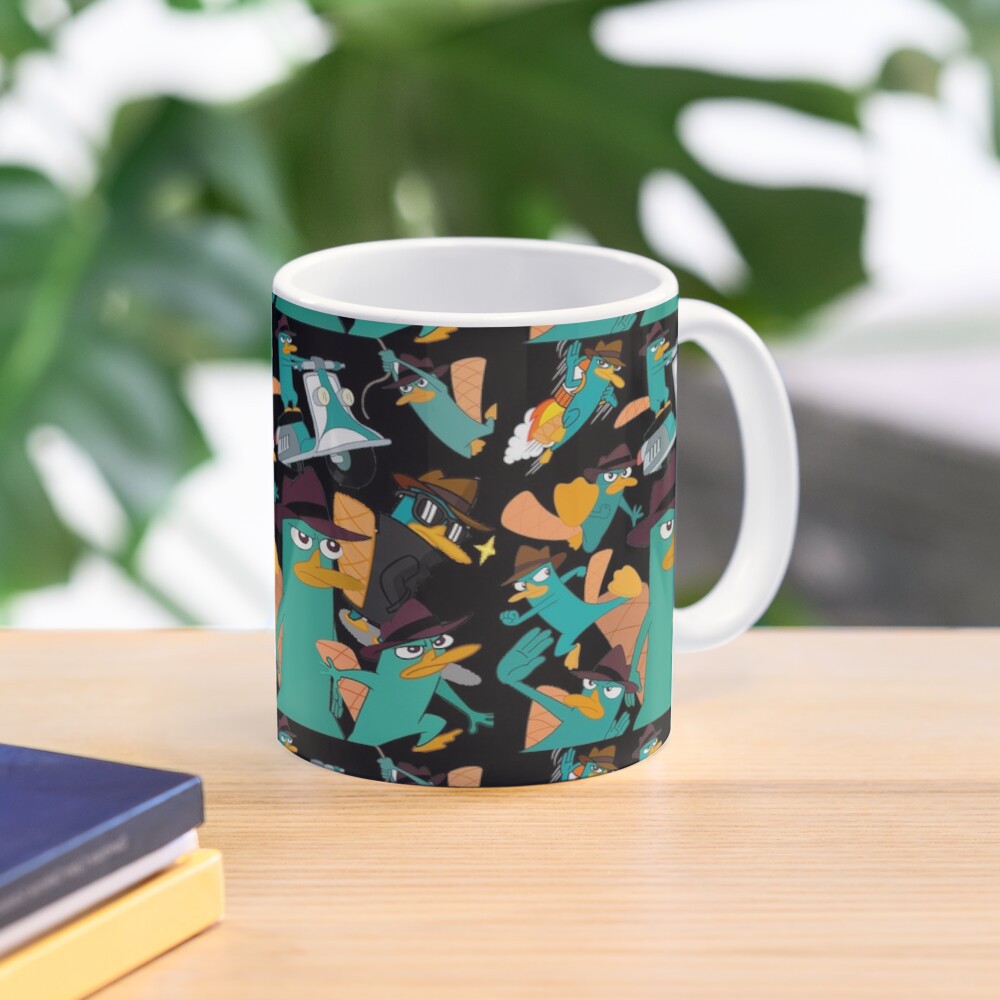 Mug Perry the platypus phineas and ferb collage