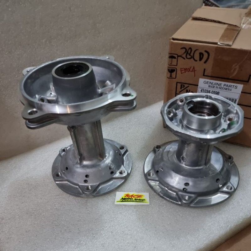 Tromol Depan Belakang 28Hole KLX150 DTRACKER150 ORIGINAL KAWASAKI