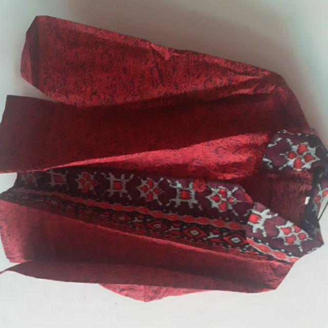 Atasan Batik Dolby Dolbi Dobby Doby Tenun Sutra Tulis Halus Katun Atbm Baron ,sarombit Atasan/bis