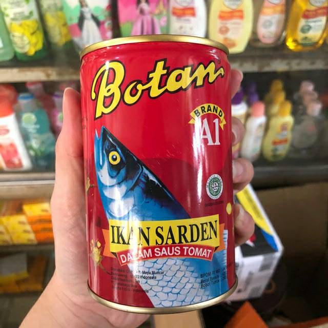 Sarden Botan kaleng besar 425 gr