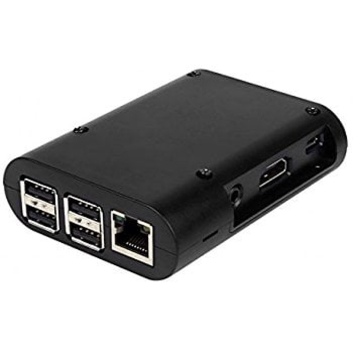 Raspberry Pi Case Pi2 Pi3 Black Casing Enclosure for Model B B+