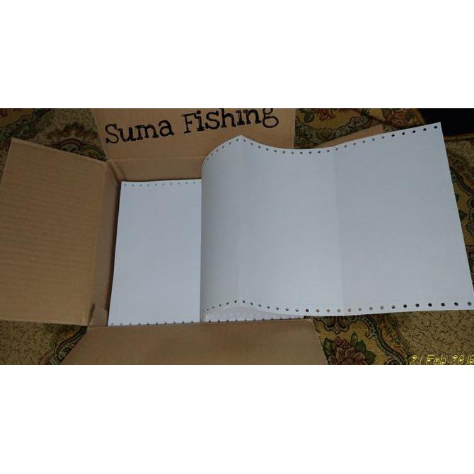 

Eceran Kertas Resi/Continous Form 1 ply (uk. 9,5/2" x 11/2" : 2)