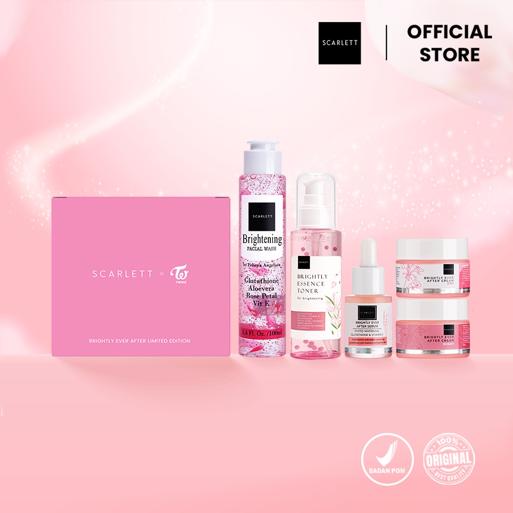 Scarlett Whitening Brightly Ever After Package Limited Edition