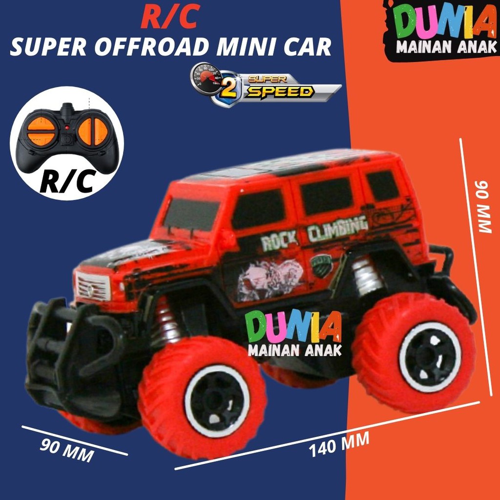 Mobil Remot Kontrol / RC Offroad / Rock Crawler Mobil Jeep Remote Control Mini Climber New Edition