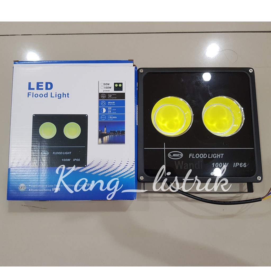 Lampu Sorot LED  / Lampu Tembak LED / Flood Light 100W WANDI