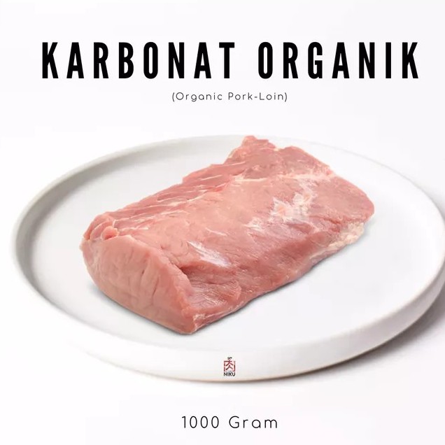 

KARBONAT ORGANIK - Daging Babi Karbonat/Loin FRESH HIGH-QUALITY 1KG