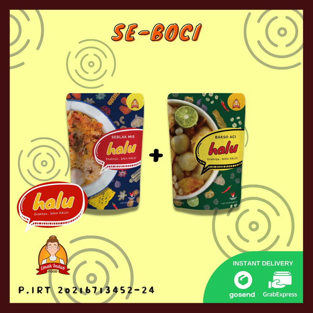 BASO ACI INSTANT x SEBLAK INSTANT -  HALU! EMAK INDAH FOOD