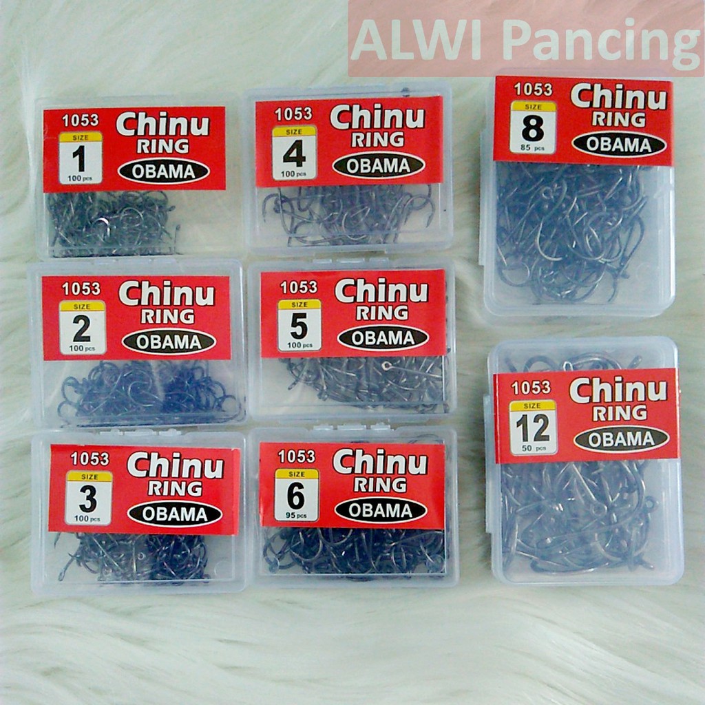 Mata Kail Pancing Obama Chinu Ring 1053 KOTAK Uk. 0.3 -12