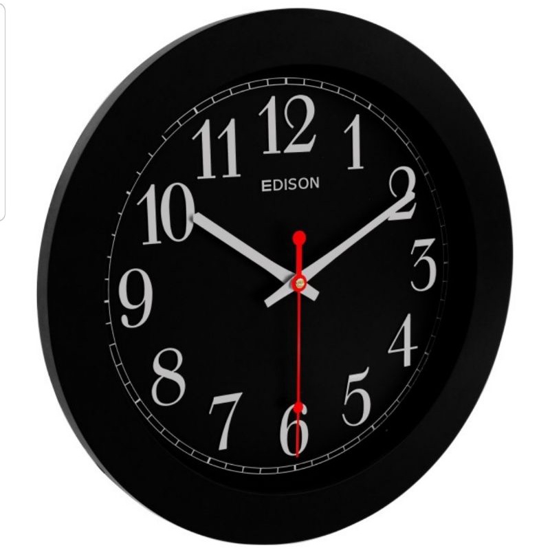 Jam Dinding Edison Sweep ES 360 T56 Timbul Diameter 360mm 36cm