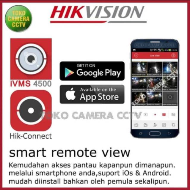 PAKET CCTV HIKVISION 5MP 16 CHANNEL FREE HDD 2TB