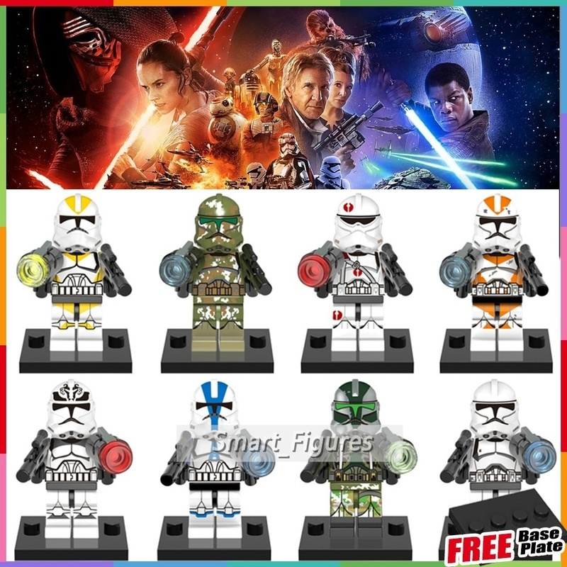 Mainan Action Figure Clone Trooper Minifigures Commander Appo Gree Neyo Kashyyk Star Wars X0162