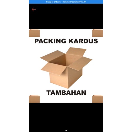 

tambahan kardus packing
