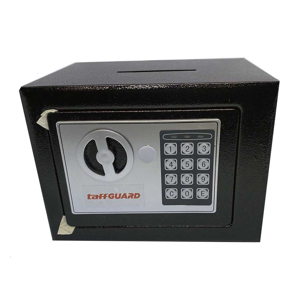 TaffGUARD Brankas Mini Electric Password Deposit Box Celengan 4.6L 17E