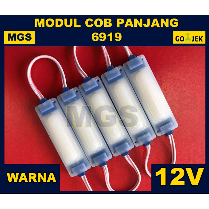 100Pcs Modul 6919 COB Panjang 12v - Warna