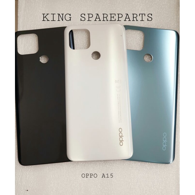 BACKDOOR BACKCOVER TUTUP BELAKANG CASING OPPO A15 A15S 2020 ORIGINAL