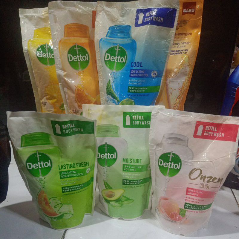 Dettol Bodywash 410gr Random Kemasan Lecek