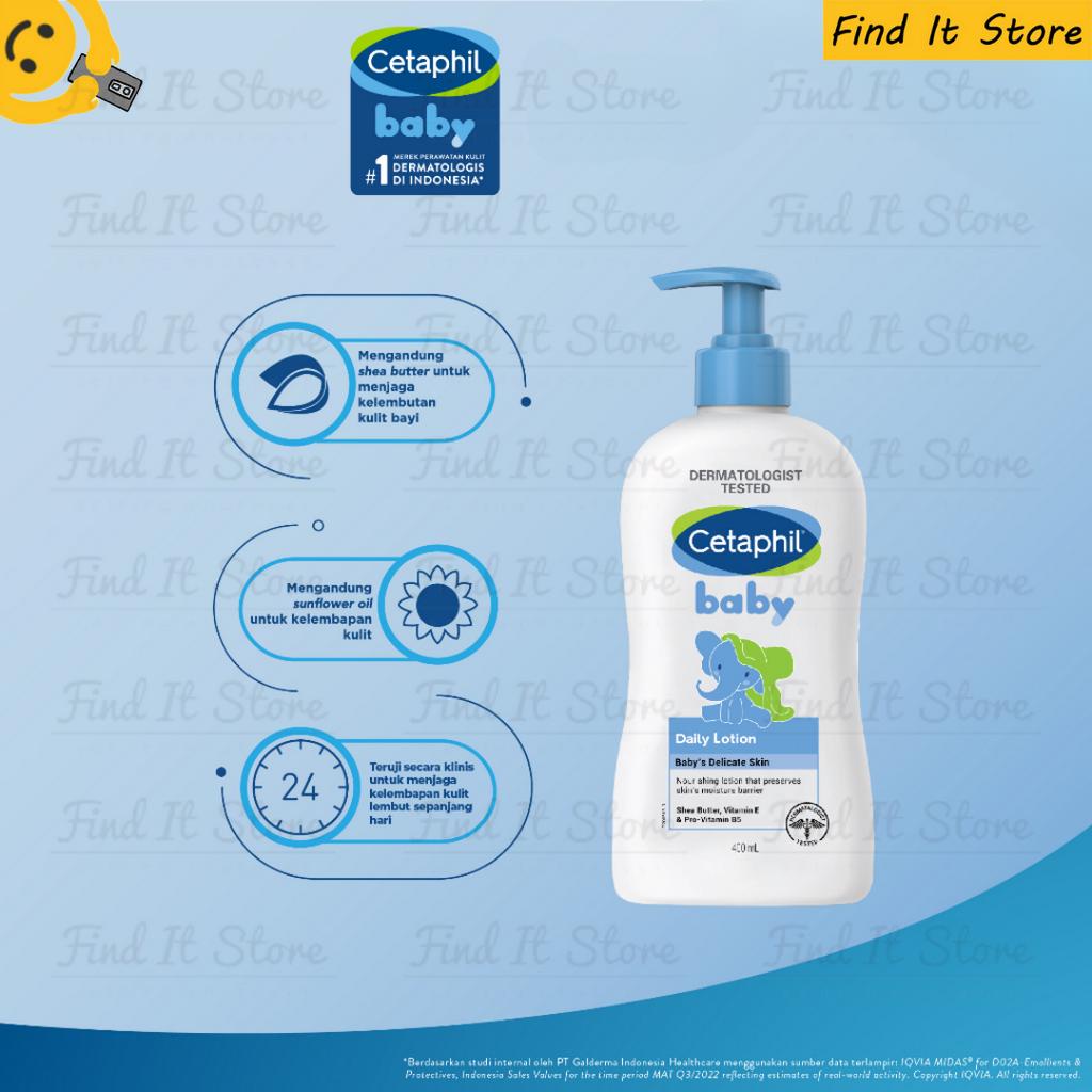 Cetaphil Baby Daily Lotion with Shea Butter Face &amp; Body - 400ml