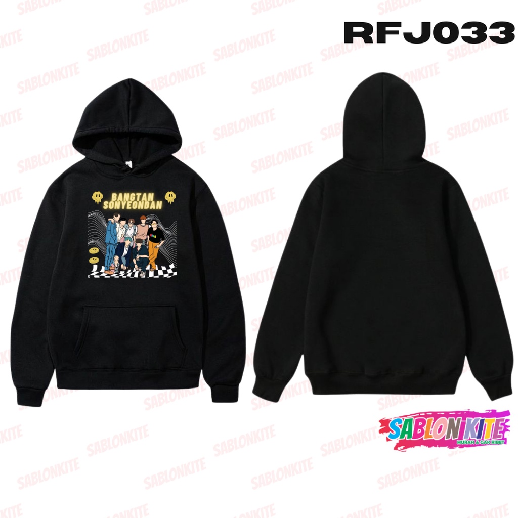 MURAH!!! HOODIE SWEATER KPOP SMILEY KUNING RFJ033