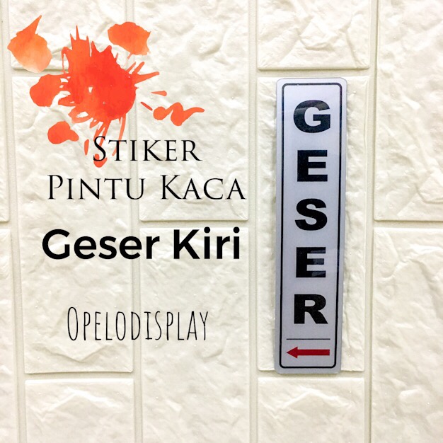 

Utrs0e4 Stiker Geser Kiri / Sign Board Geser Kiri As71S0D