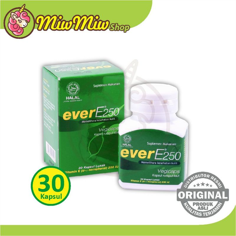 Ever E 250 Kapsul Vitamin E Natural 250 IU