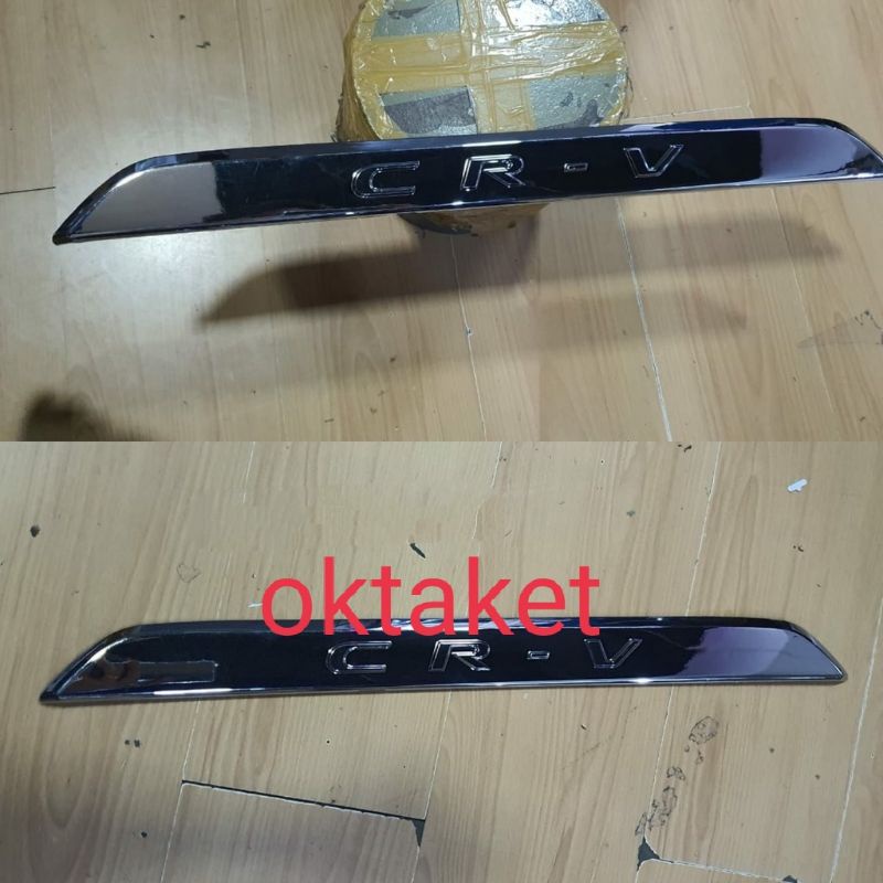 trunk lid / list bagasi belakang CRV TURBO 2016 chrome emboss