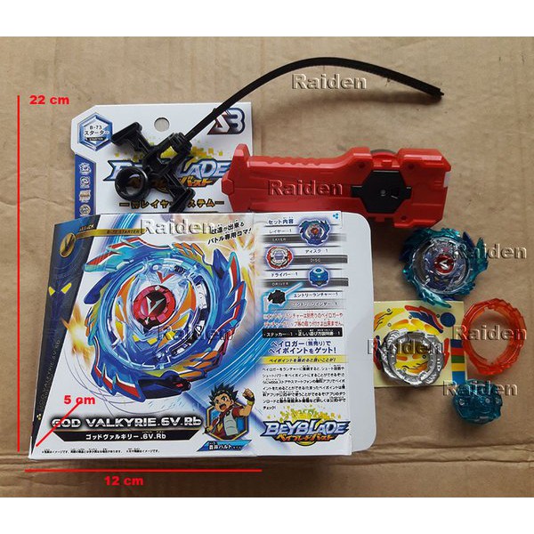 gh67fg  beyblade burst god valkyrie b73 kw mainan gasing anak modern