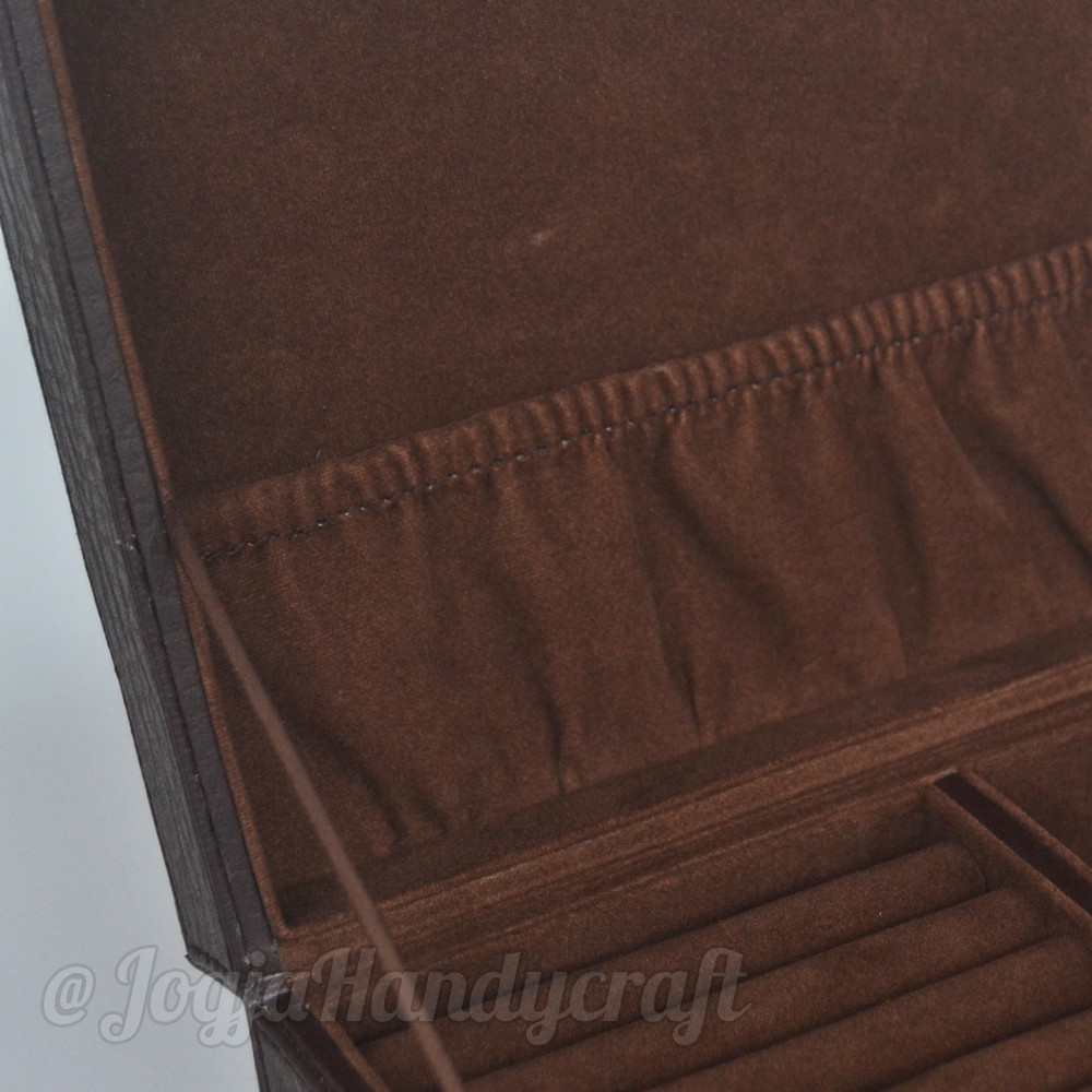 NEW!! Jewelry Box | Kotak Tempat Perhiasan &amp; Accesories Dark Brown