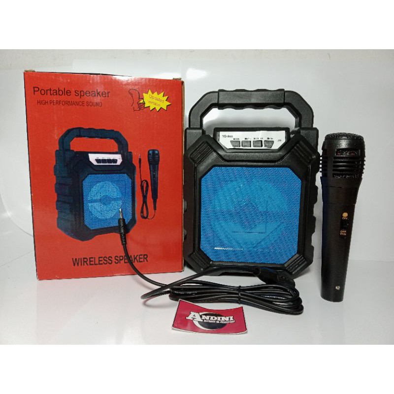 SPEAKER BLUETOOTH PLUS MIC Y668 SPEAKER WIRELESS PLUS MIC SPEAKER AKTIF