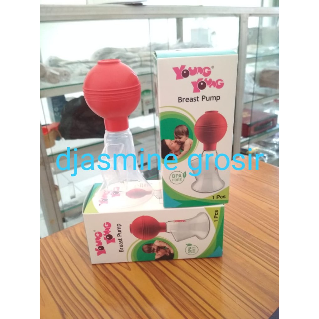 Young Young Breast Pump Il-301 Pompa Asi Bpa Free Merah / Mami Breast Pump