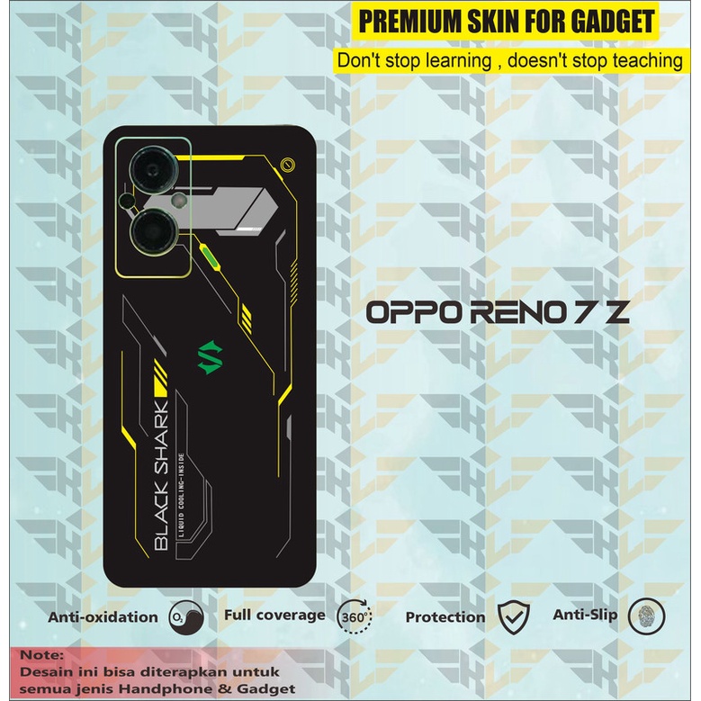 GARSKIN HANDPHONE 2PCS OPPO RENO 7 Z BLACK