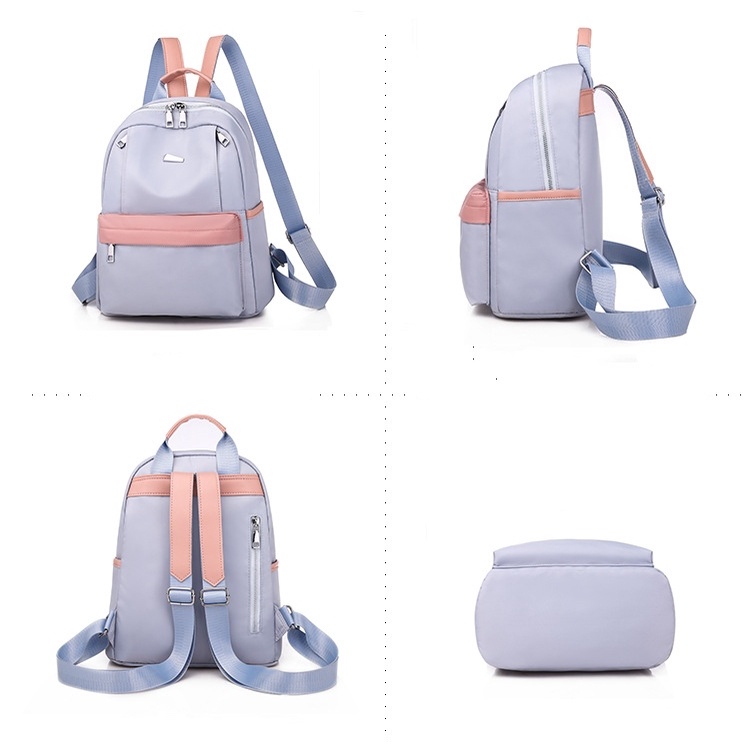 TAS RANSEL WANITA KOREA ANTI AIR BIRU BORRA TA509B2 GENDONG PUNGGUNG SEKOLAH KULIAH KERJA CEWEK BACKPACK PREMIUM BATAM MURAH REMAJA KEKINIAN