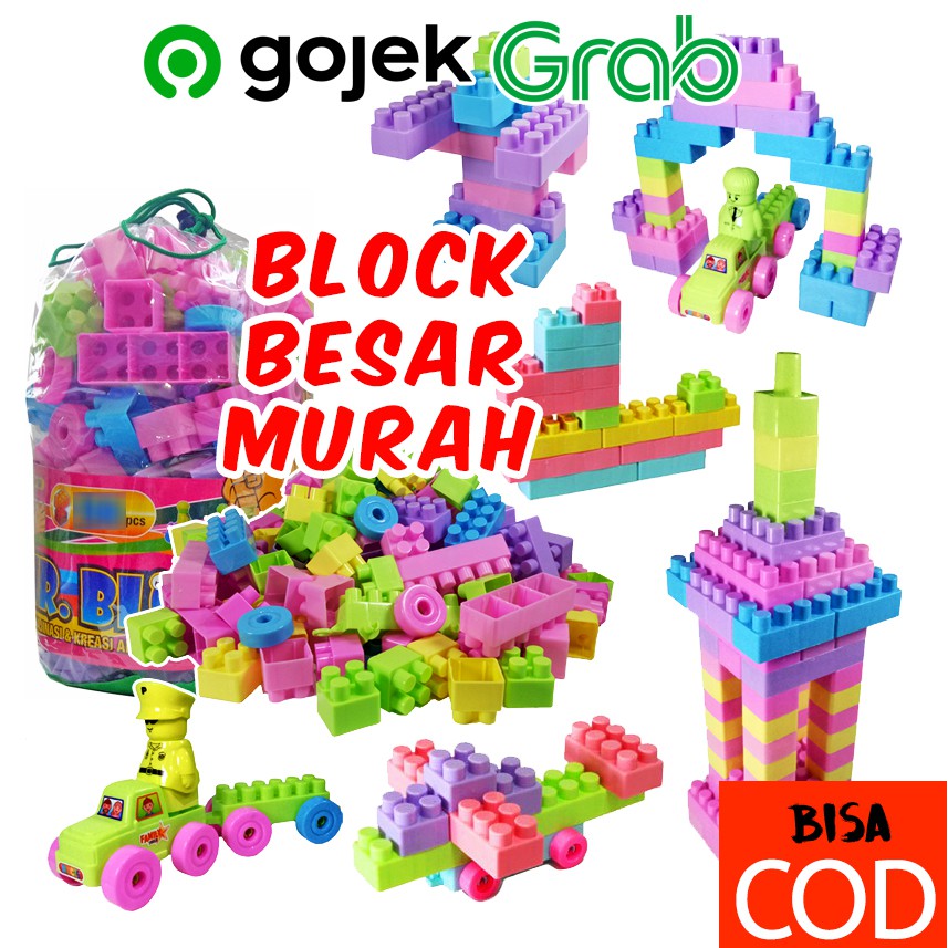  Mainan  Block Anak  Murah Balok  Susun Edukasi Shopee Indonesia