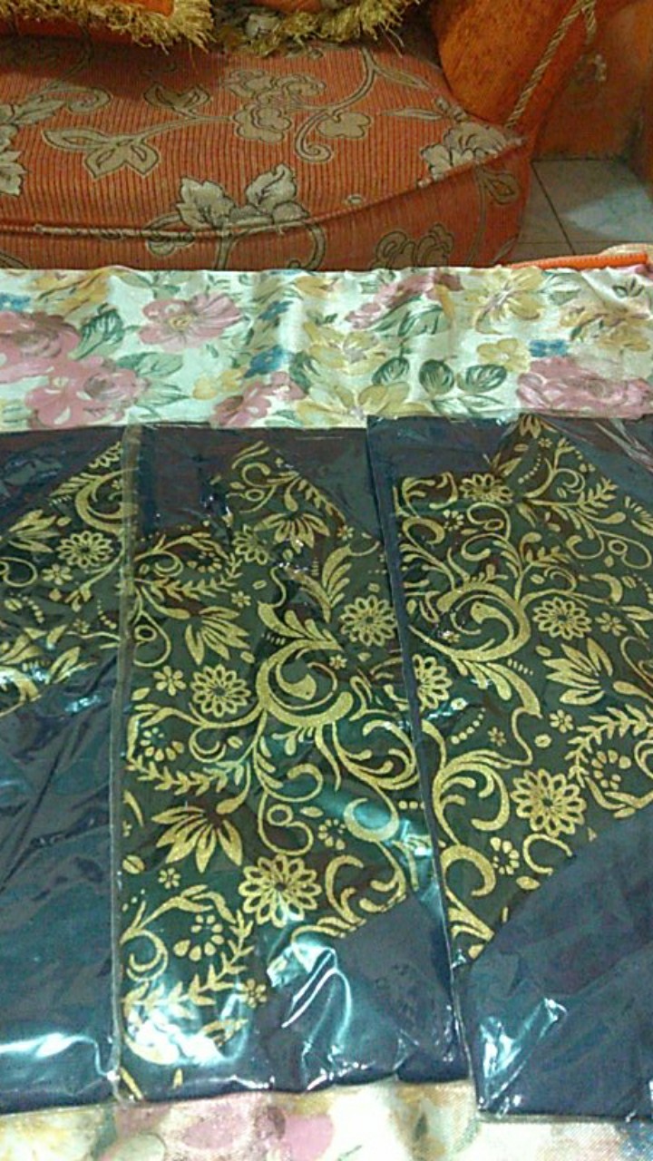 Kemeja Batik Kombinasi Pria Lengan Pendek Termurah & Terlaris Size M,l,xl,xxl ( Original ) #1