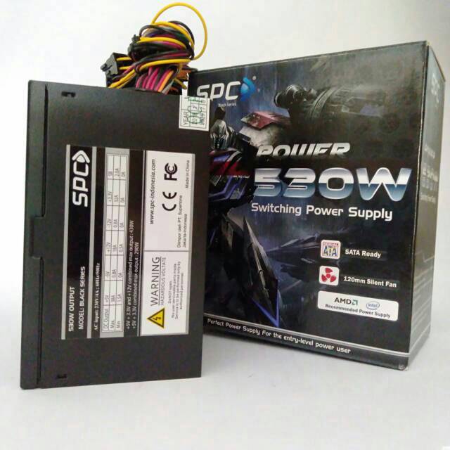 Power Supply PSU SPC 530w Black Series