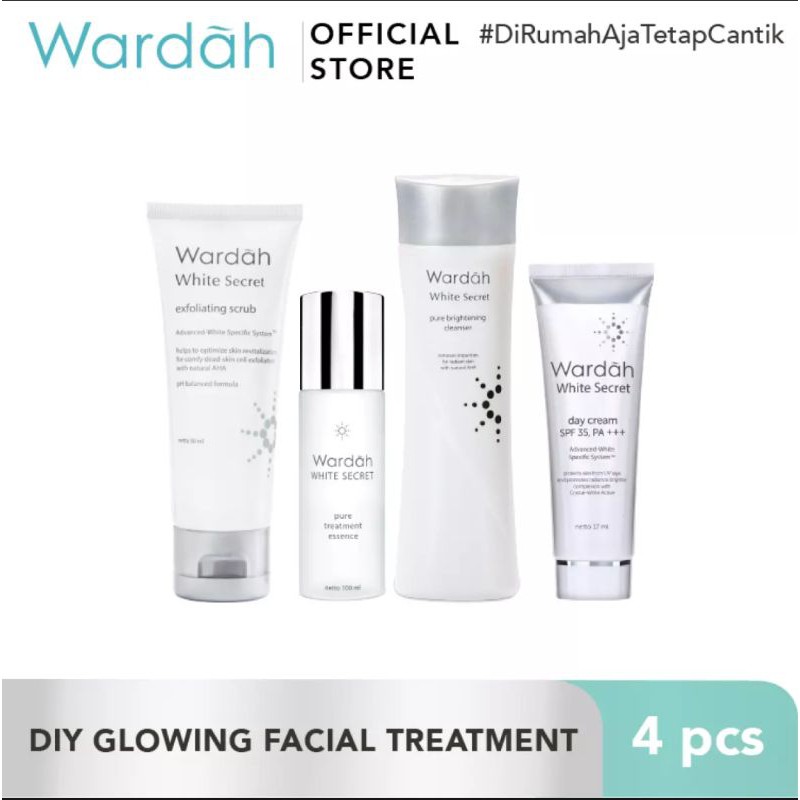 

WARDAH White secret Diy glowing treatment