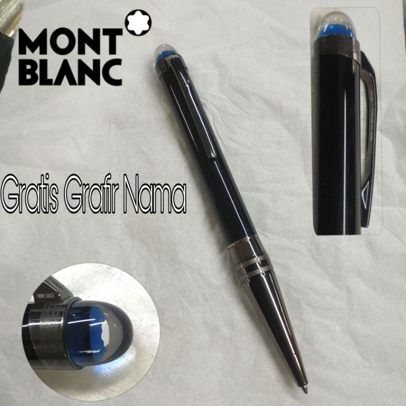 

pulpen ballpoint mewah Montblanc exclusive gratis Grafir nama