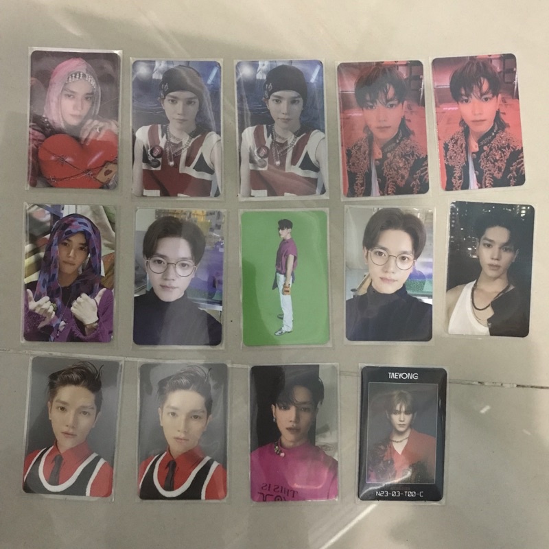 NCT 127 TAEYONG OFFICIAL PHOTOCARD // kihno poetic  jewel universe kihno tragic favorite catharsis j