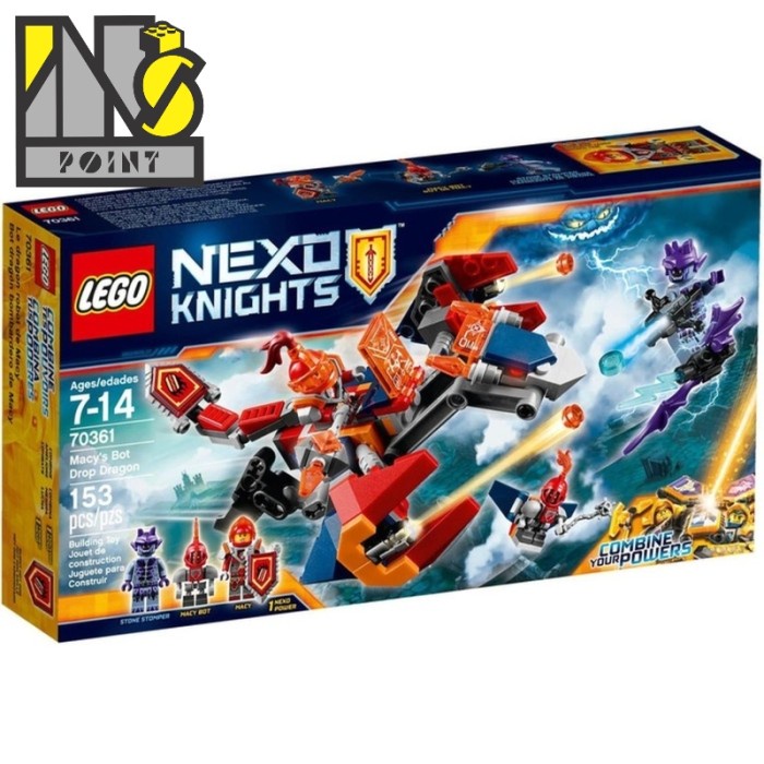 LEGO 70361 - Nexo Knights - Macy's Bot Drop Dragon
