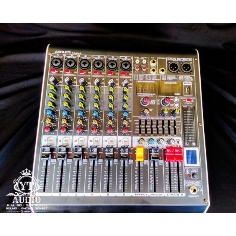 MIXER ASHLEY SELECTION 6 original Ashley Selection 6 BLUETOOTH USB Promo