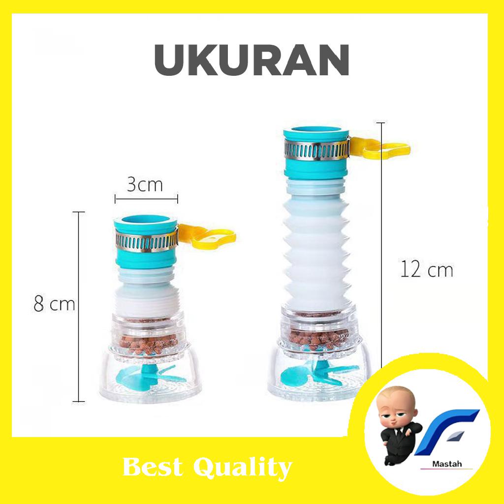 msth_K02 Sambungan Kran Air Fleksibel dengan Klep Saringan Air Keran Water Filter Faucet Anti Splash Shower