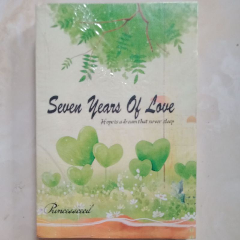 novel terjemahan Seven Years Of Love Hope is A dream that never sleep Princess evil penerbit Blue Bo