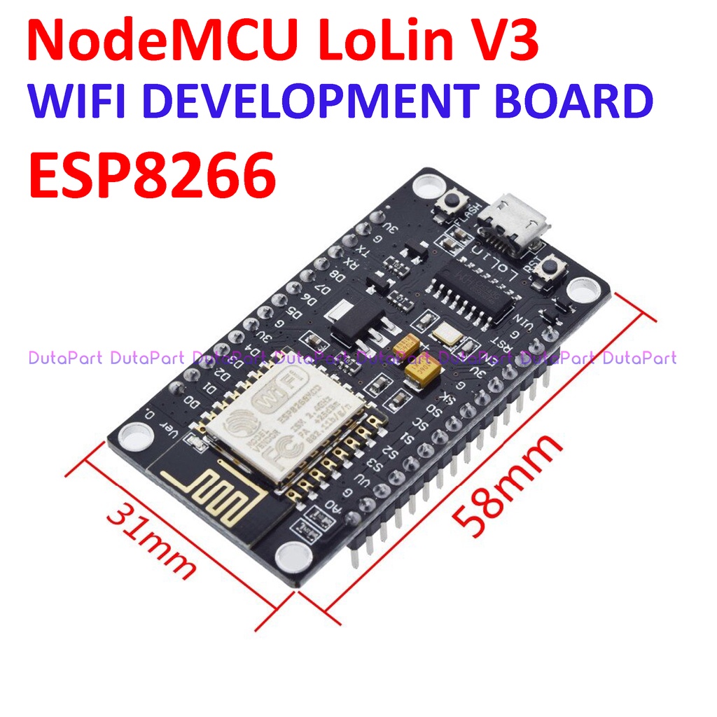 NodeMcu ESP8266 LoLin V3 Lua CH340 WiFi Development Board IoT Module