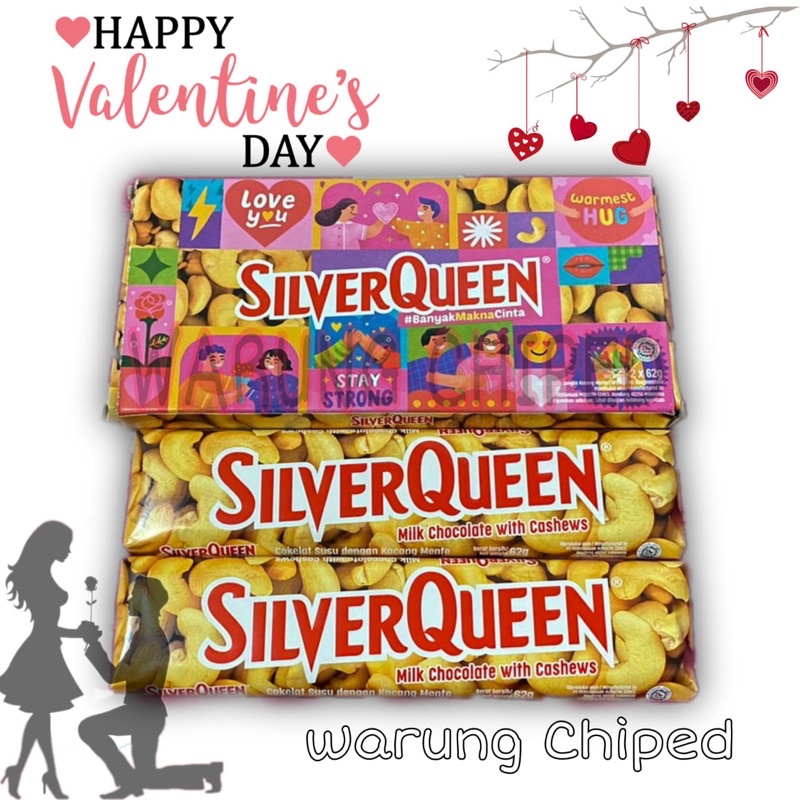 

SILVERQUEEN 65gr special valentine day silverqueen murah terbaru