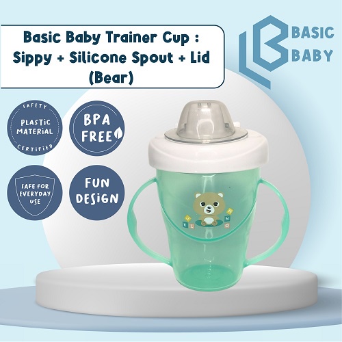 Basic Baby Trainer Cup : Sippy + Silicone Spout