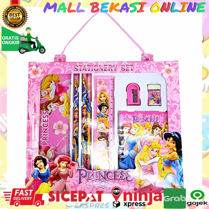 

Hemat (1Pcs) Paket Alat Tulis Kartun Anak Set Kotak Tempat Pensil Notebook Limited