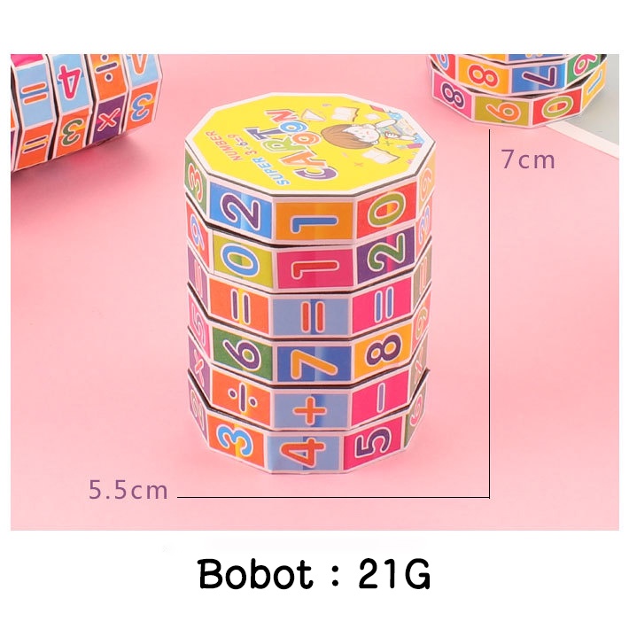 Rubik/Digital Rubik's Cube/Mainan anak/Mainan rubik/Mainan Edukasi Anak Rubik Kubus digital (B54)